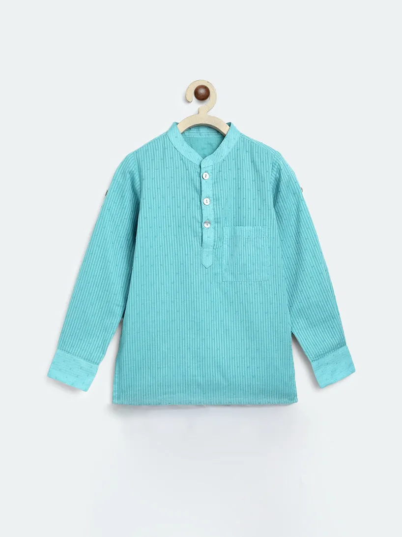 Stylish Band Collar Kurta for Men