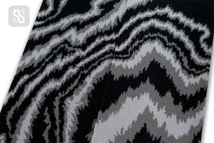 Chaossocks - Marble-men's black grey