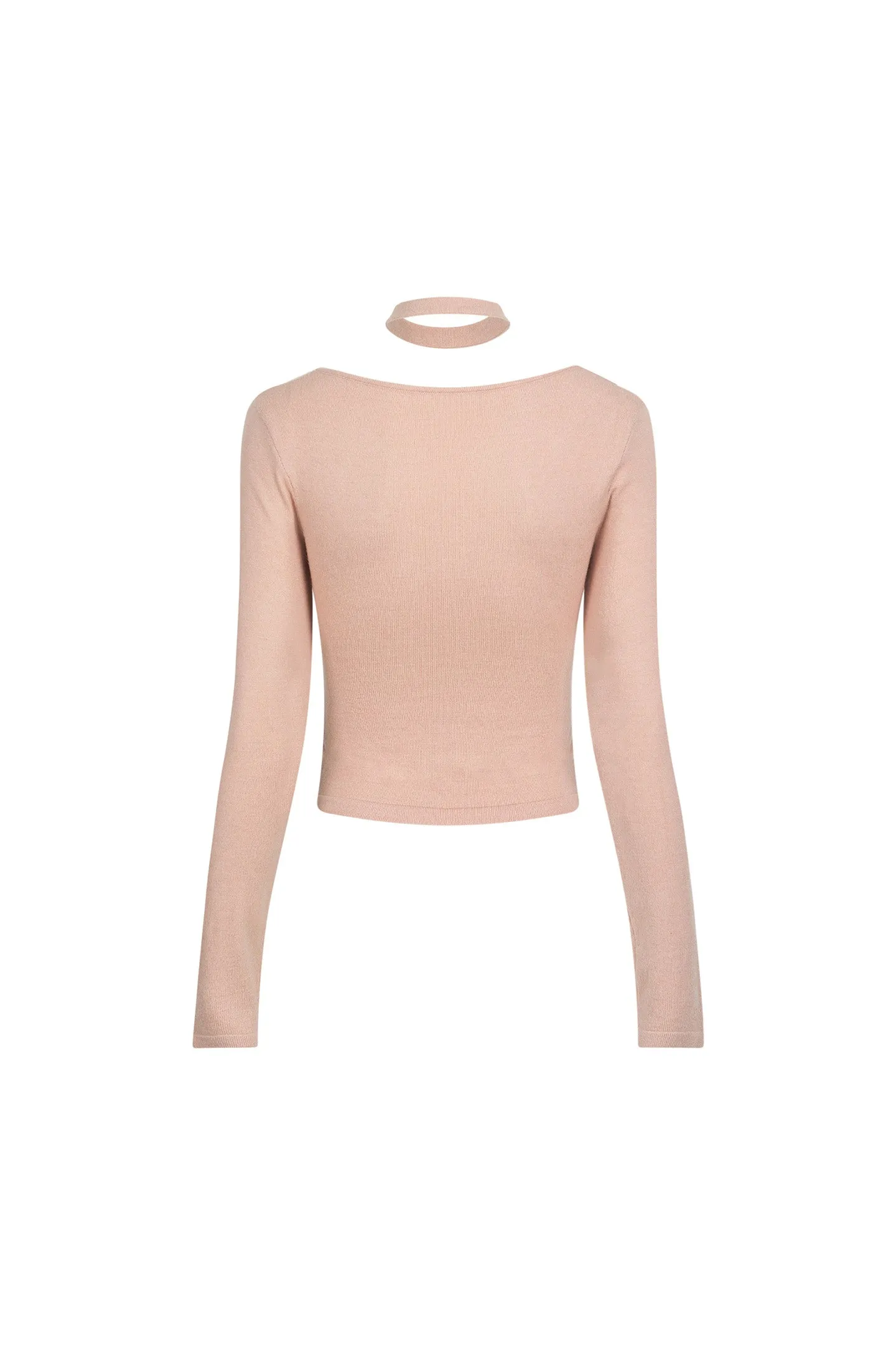 Paneled Lace Knitted Sweater